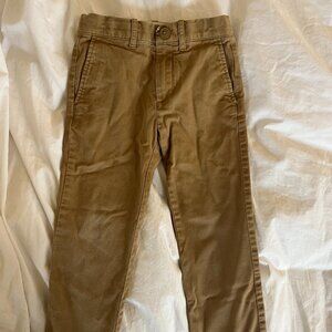 Kids' classic-fit stretch chino pant size 6 - Melted Caramel